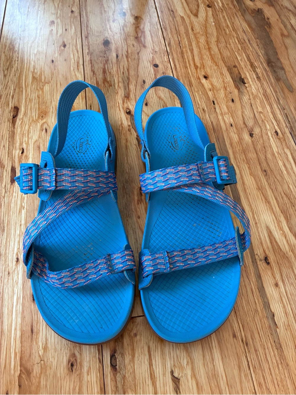Chaco Women's Lowdown Sandal in the Sprink Cerulean Colorway Women’s 9